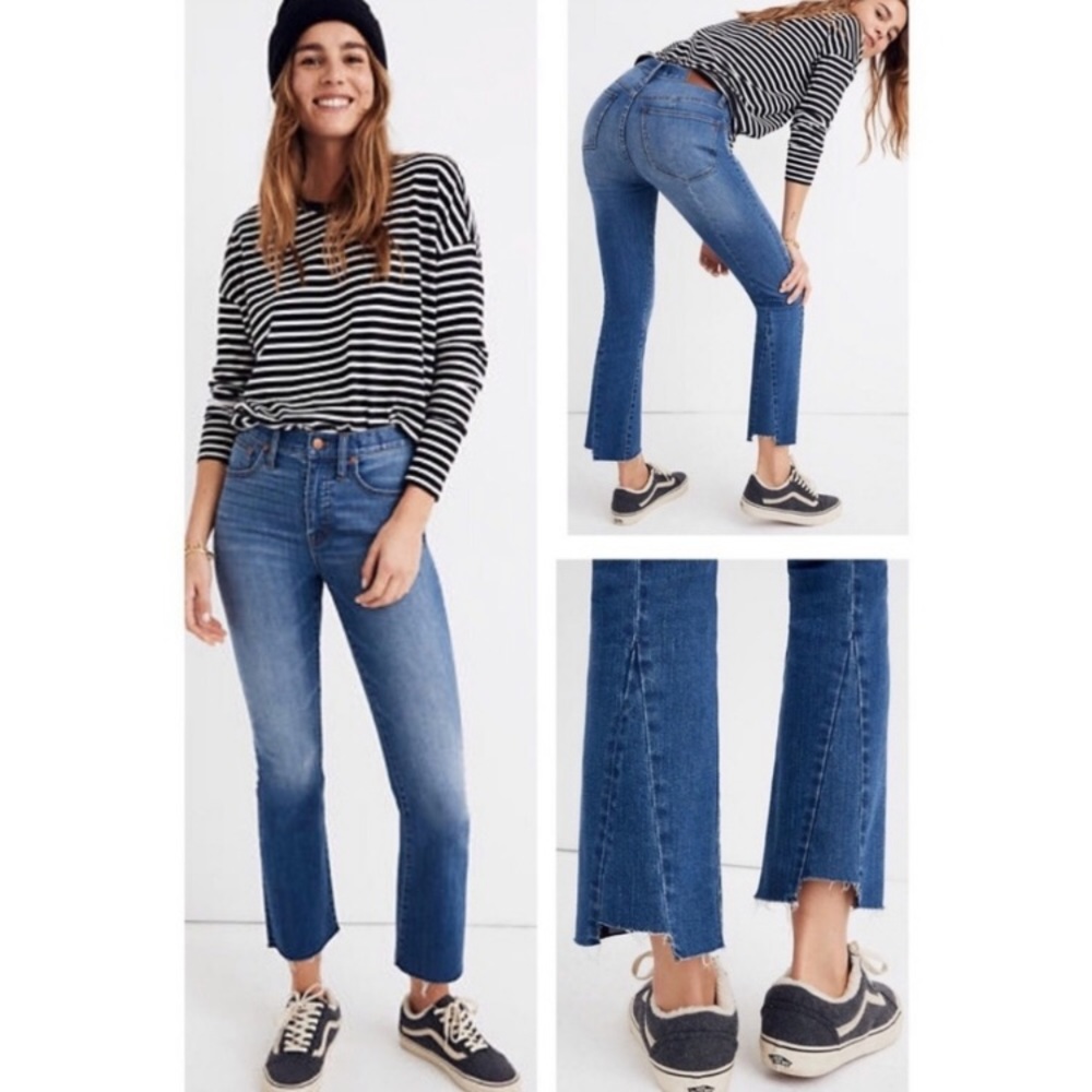 Nwt Madewell Cali Demi-Boot Jeans 24 Petite